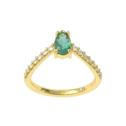 Anel Joalharia Naná em Ouro 19.2k