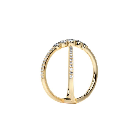 Anel Joalharia Naná em Ouro 19.2k