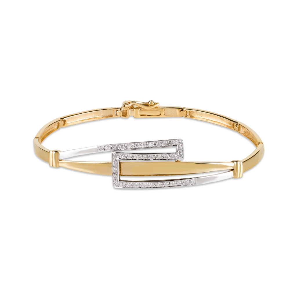 Pulseira Joalharia Naná em Ouro com zirconias