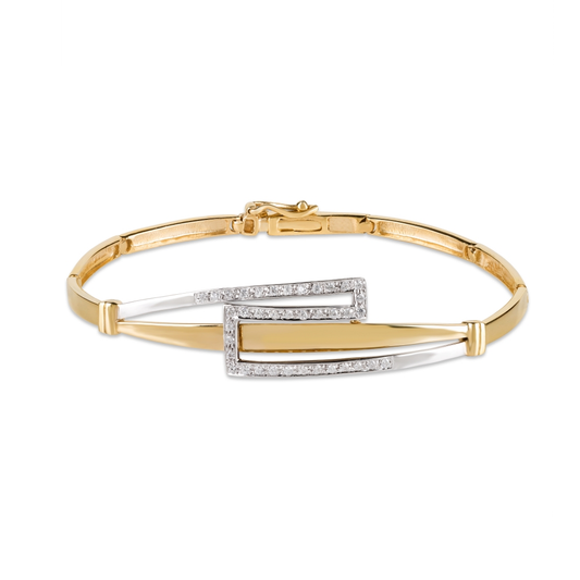 Pulseira Joalharia Naná em Ouro com zirconias