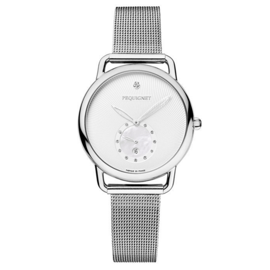 Relógio Pequignet Equus Em Aço com Milanesa