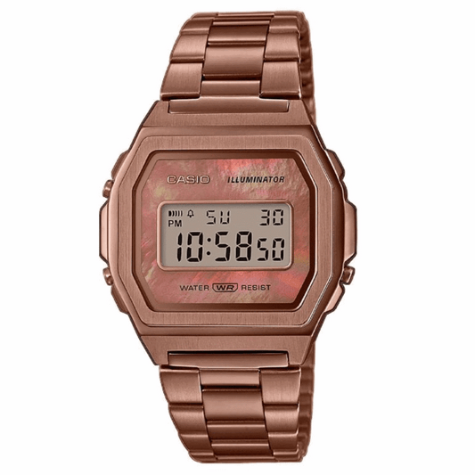 RELÓGIO MULHER CASIO VINTAGE PREMIUM BRONZE