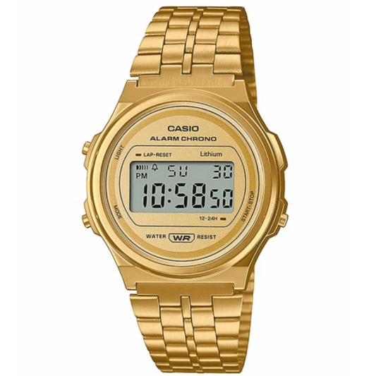 Relógio Casio Vintage Round Dourado