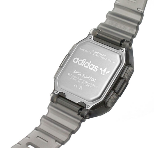 RELÓGIO ADIDAS DIGITAL ONE GMT PRETO