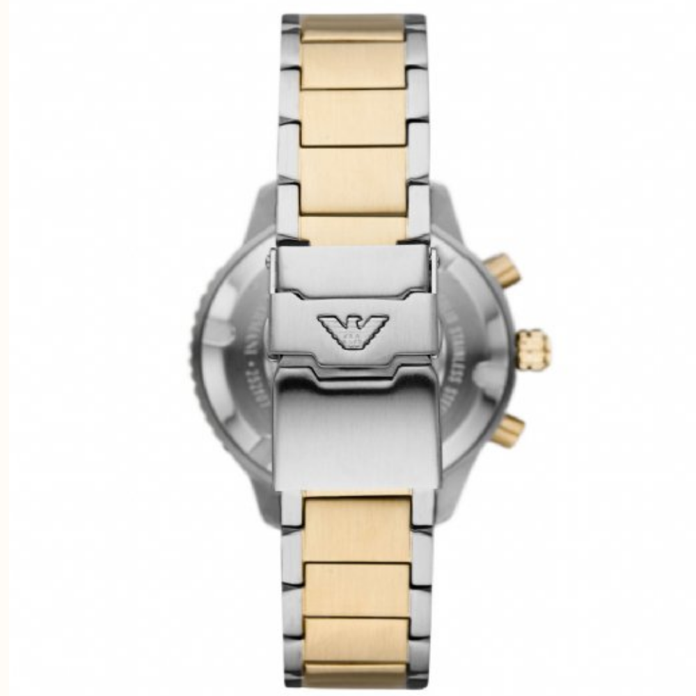 RELOGIO EMPORIO ARMANI BICOLOR MUST. AZUL