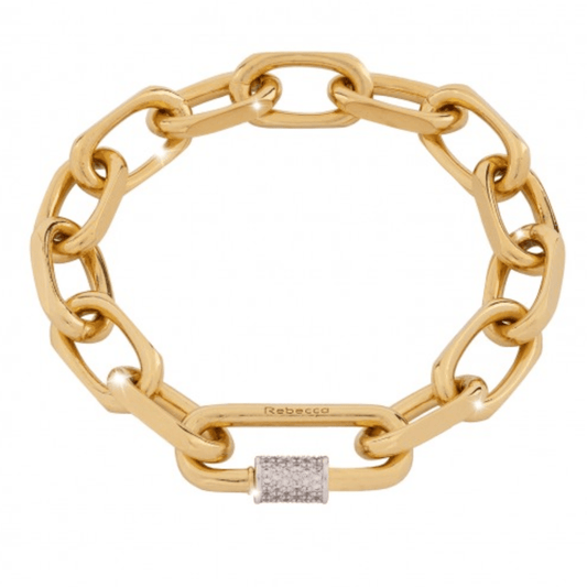 Pulseira Mulher Rebecca em Bronze Palermo Dourado