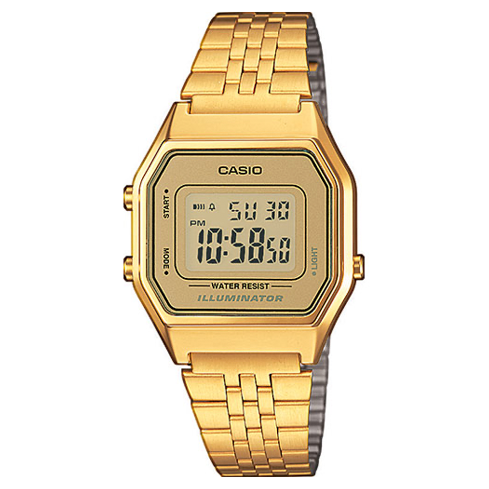 Relógio Dourado Casio