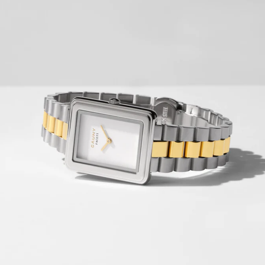 RELÓGIO CAUNY FACETT BICOLOR