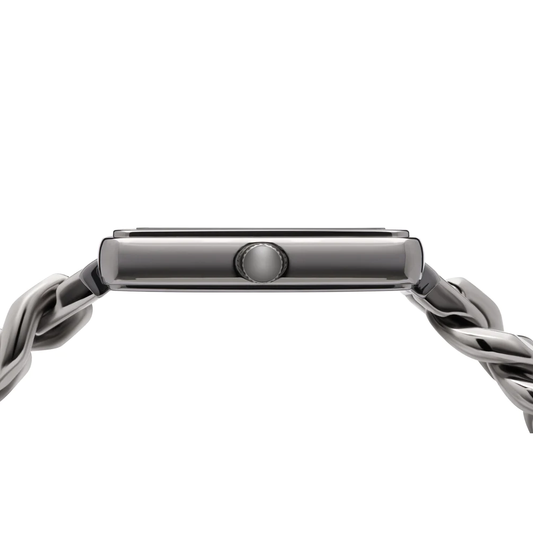 RELÓGIO CAUNY FACETT AÇO PRATEADO