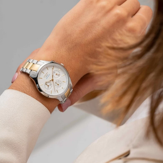 RELÓGIO CAUNY LEGACY 36 CRONO BICOLOR