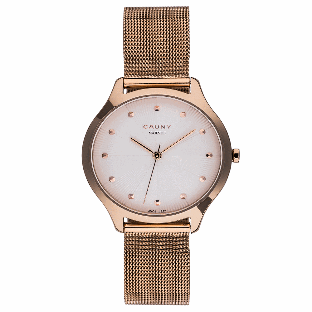 RELÓGIO MULHER CAUNY MAJESTIC PATTERNS ROSE GOLD