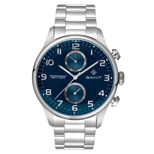 RELÓGIO GANT HOMEM SOUTHANPTON EM AÇO MOSTRADOR AZUL