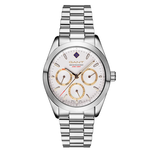 RELÓGIO GANT MULHER EASTHAMPTON MOSTRADOR BRANCO