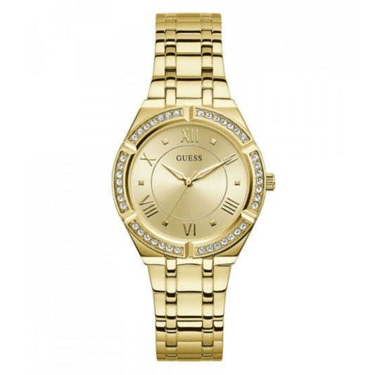 Relógio GUESS dourado com pedras (Zircónias)