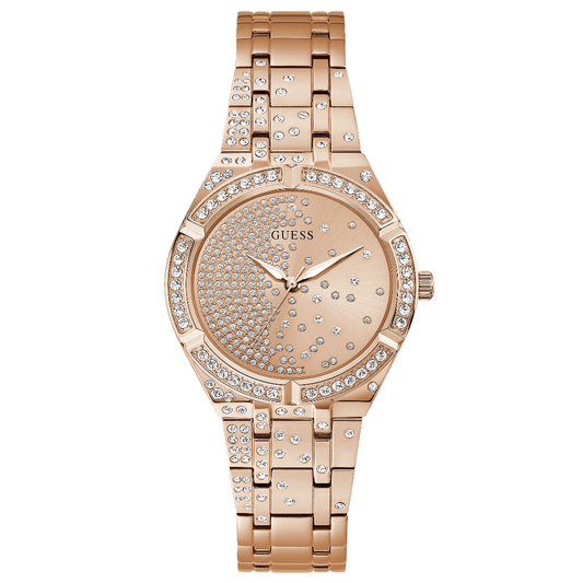 Relógio Guess Mulher Rose Gold AfterGlow com Zircónias