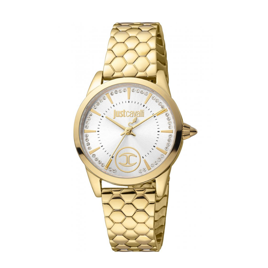 RELOGIO JUST CAVALLI DOURADO MUST. CINSA