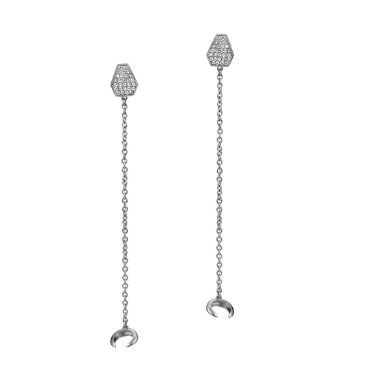 Brincos Mulher Just Cavalli Just Glam Prateados