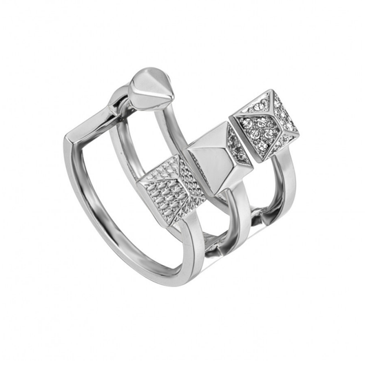Anel Mulher Just Cavalli Prateado