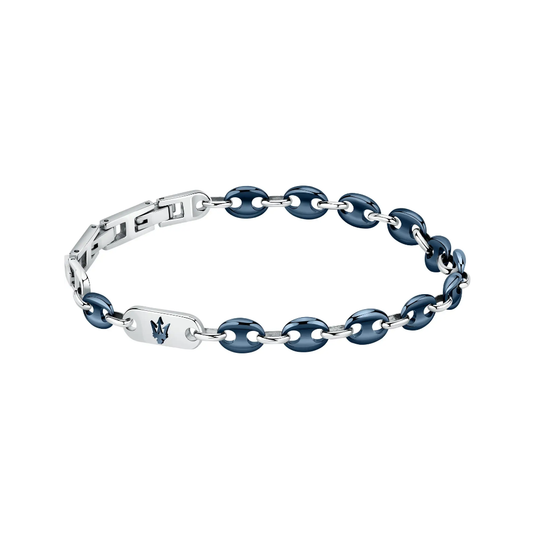 PULSEIRA MASERATI AÇO E CERAMICA GRAO CAFE JM422ATZ18