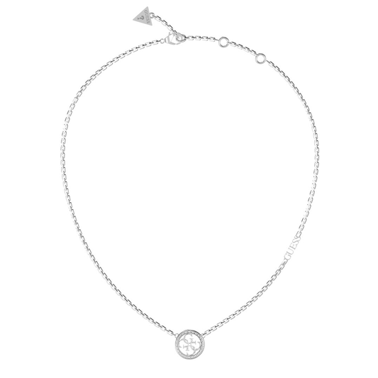 FIO GUESS EM AÇO PRATEADO C/ ZIRCÓNIAS