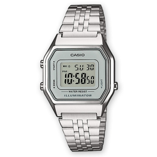 Relógio Casio Mini Vintage Prateado