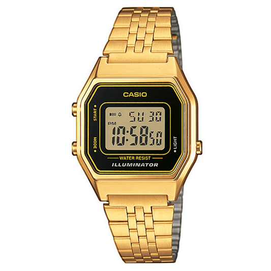 Relógio Casio Dourado Illuminator