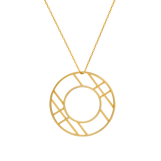 Fio com Medalha Carlton Jewellery em Ouro Amarelo 18k
