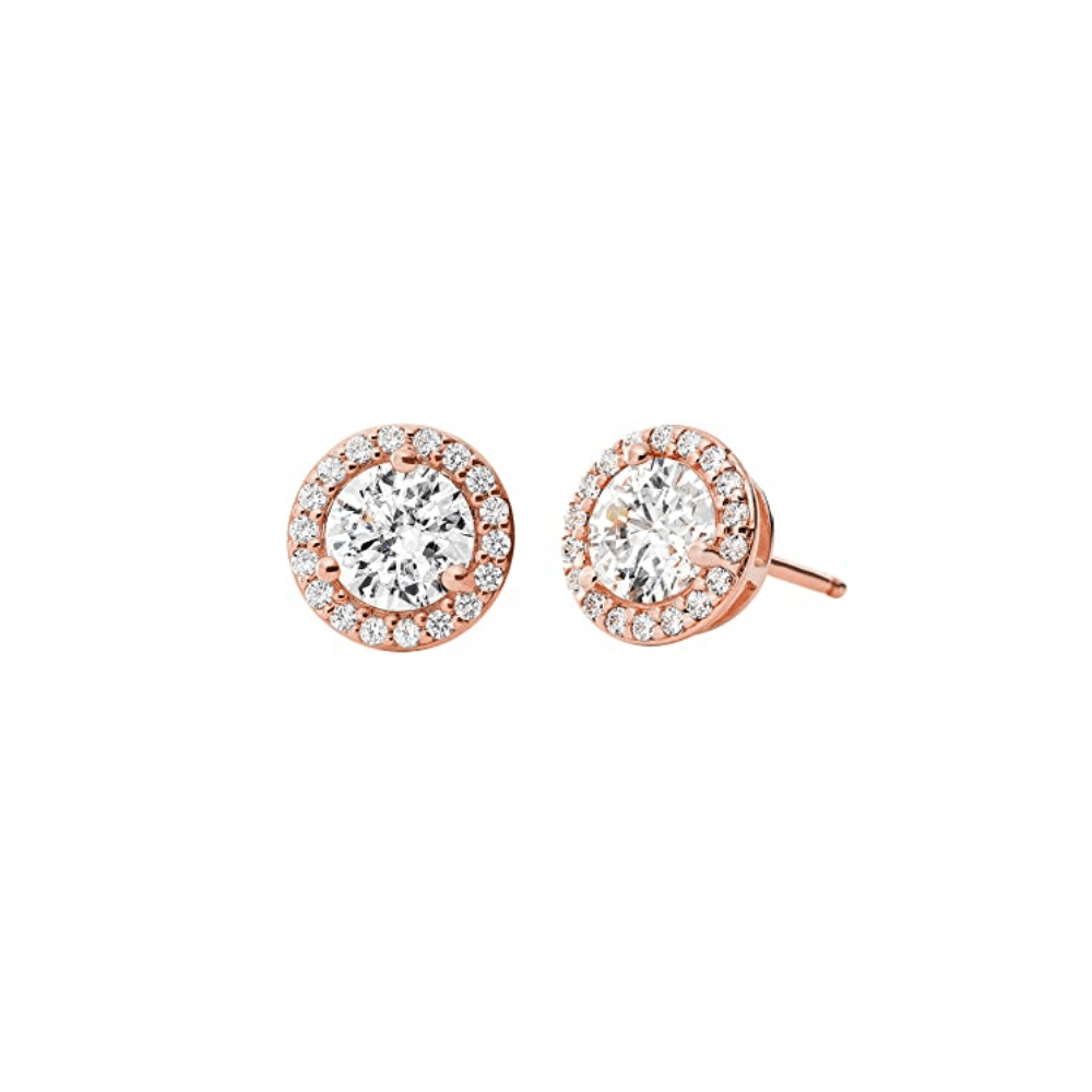 Brincos Mulher Michael Kors Halo em Prata 925 Rose Gold
