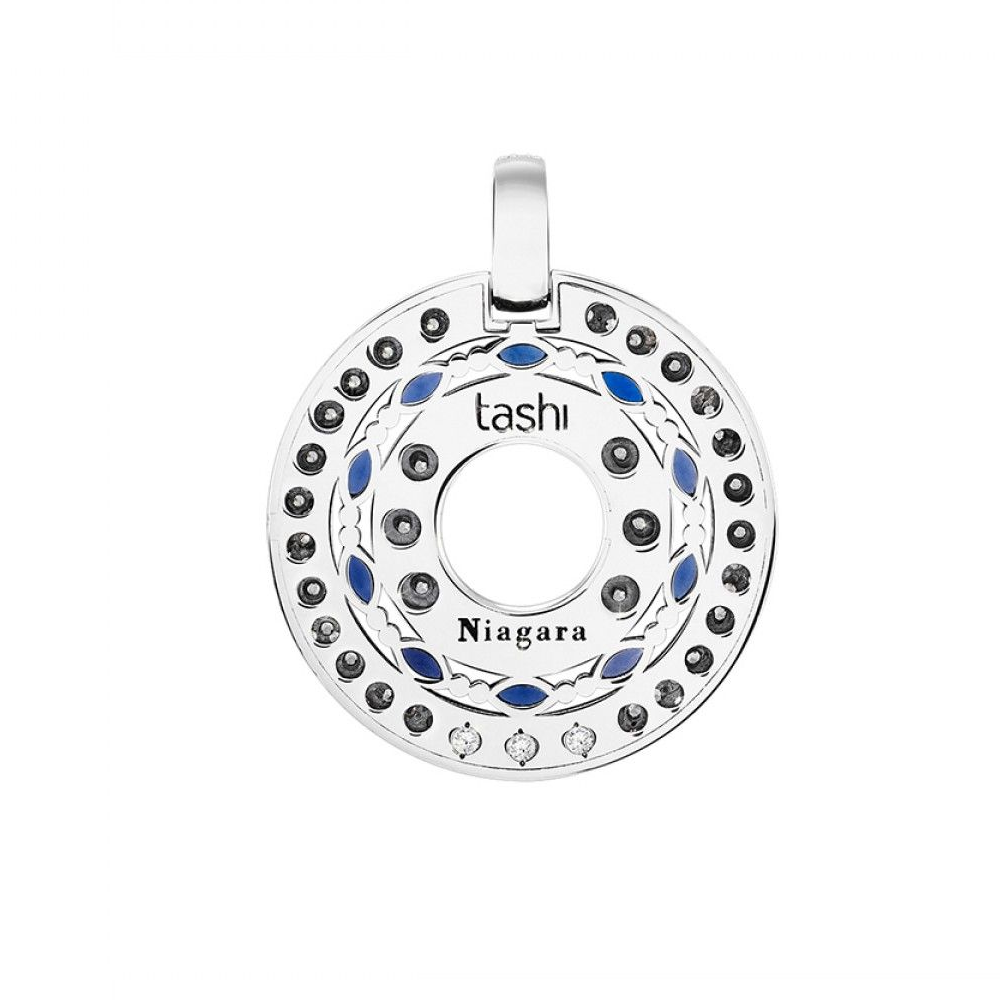 PENDENTE TASHI NIAGARA PRATA E OURO9K PT