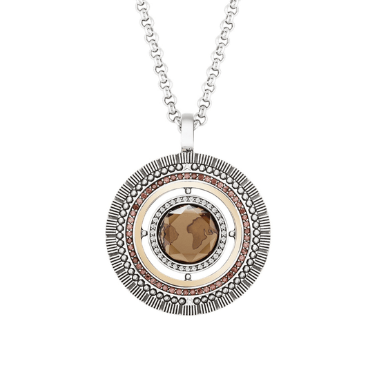 Medalha Tashi Invictus em Prata 925 e Ouro 9k (375%) (Fio não incluído)