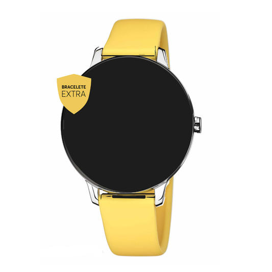 BRACELETE SMARTWATCH ONE AMARELA