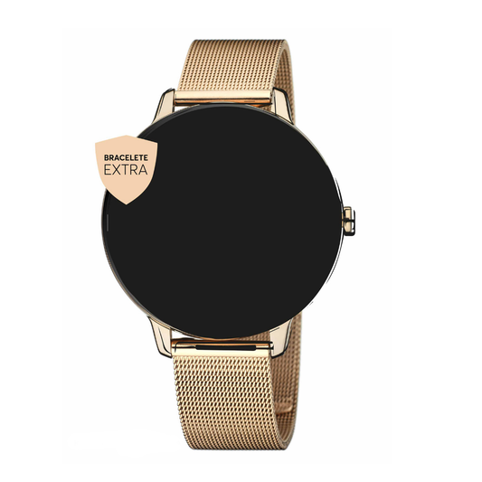BRACELETE SMARTWATCH ONE MALHA MILANESA ROSE GOLD