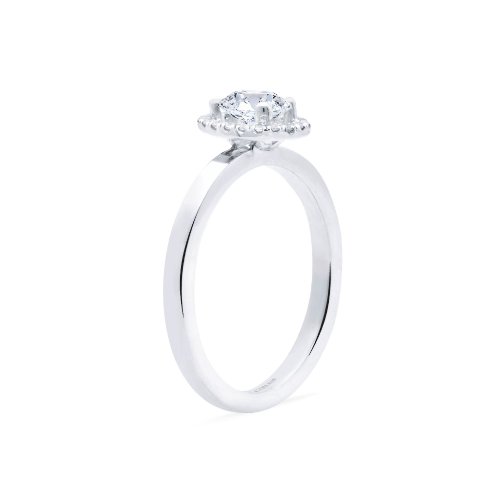 Solitário Carlton Jewellery ouro 18k com Diamantes