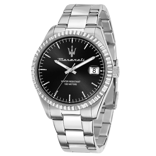 Relógio Maserati Competizione Mostrador Preto