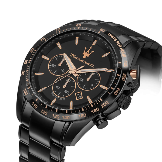 RELÓGIO MASERATI TRAGUARDO PRETO 45MM