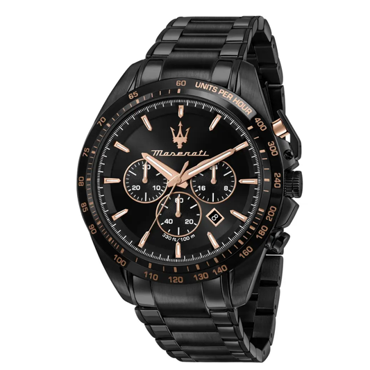 RELÓGIO MASERATI TRAGUARDO PRETO 45MM