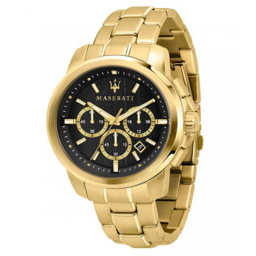 Relógio Homem Maserati Successo Chronograph Dourado