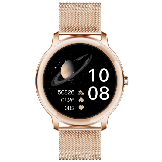 Relógio Radiant Smartwatch Dakota Malha Milanesa Rose Gold