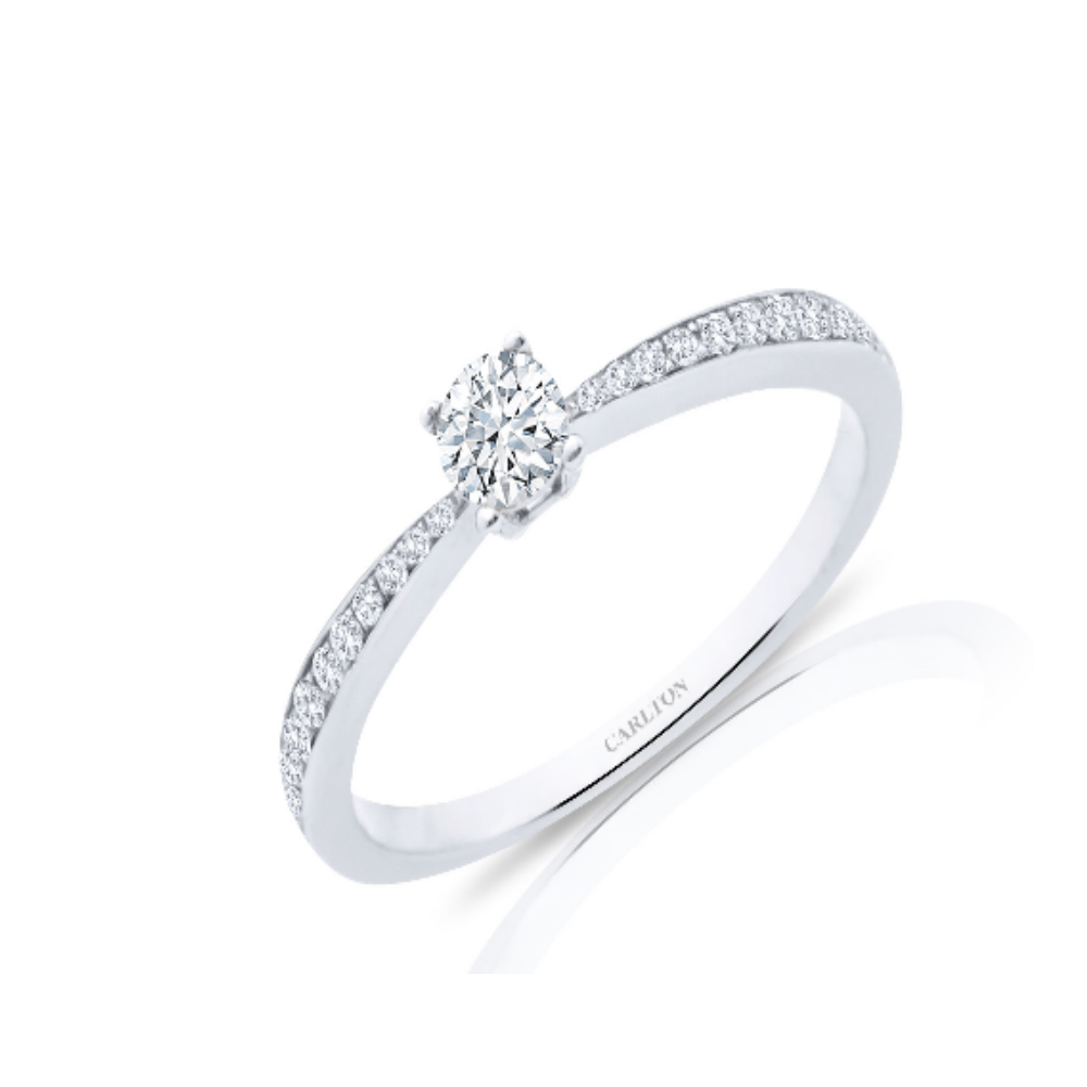 Solitário Carlton Jewellery em Ouro 18k com Diamantes