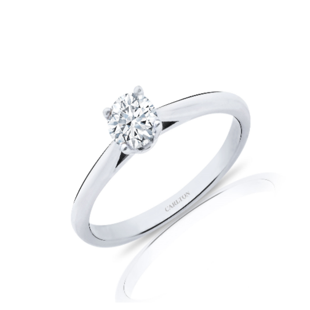 Solitário Carlton Jewellery Lágrimas Ouro 18k com Diamantes