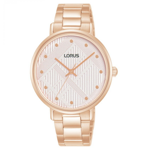 RELÓGIO LORUS WOMAN 3 PONTEIROS ROSE GOLD