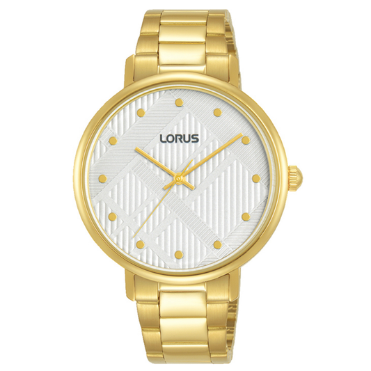 RELÓGIO LORUS WOMAN 3 PONTEIROS DOURADO 36 MM