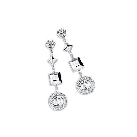 Brincos Mulher Just Cavalli Prateados