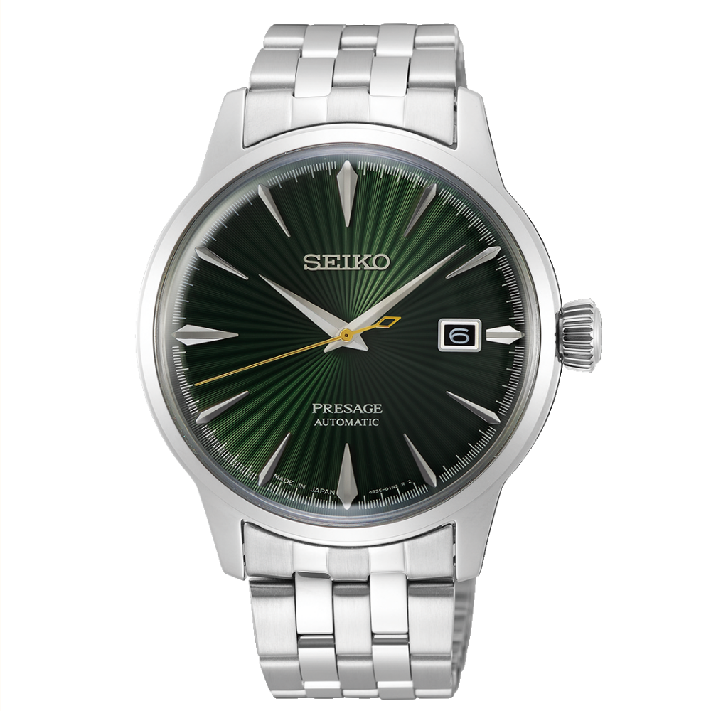 RELÓGIO SEIKOPRESAGE COCKTAIL AUTOMÁTICO 4R35 VERDE