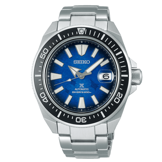 Relógio Seiko Prospex Samurai Edição Limitada Save the Ocean Automático