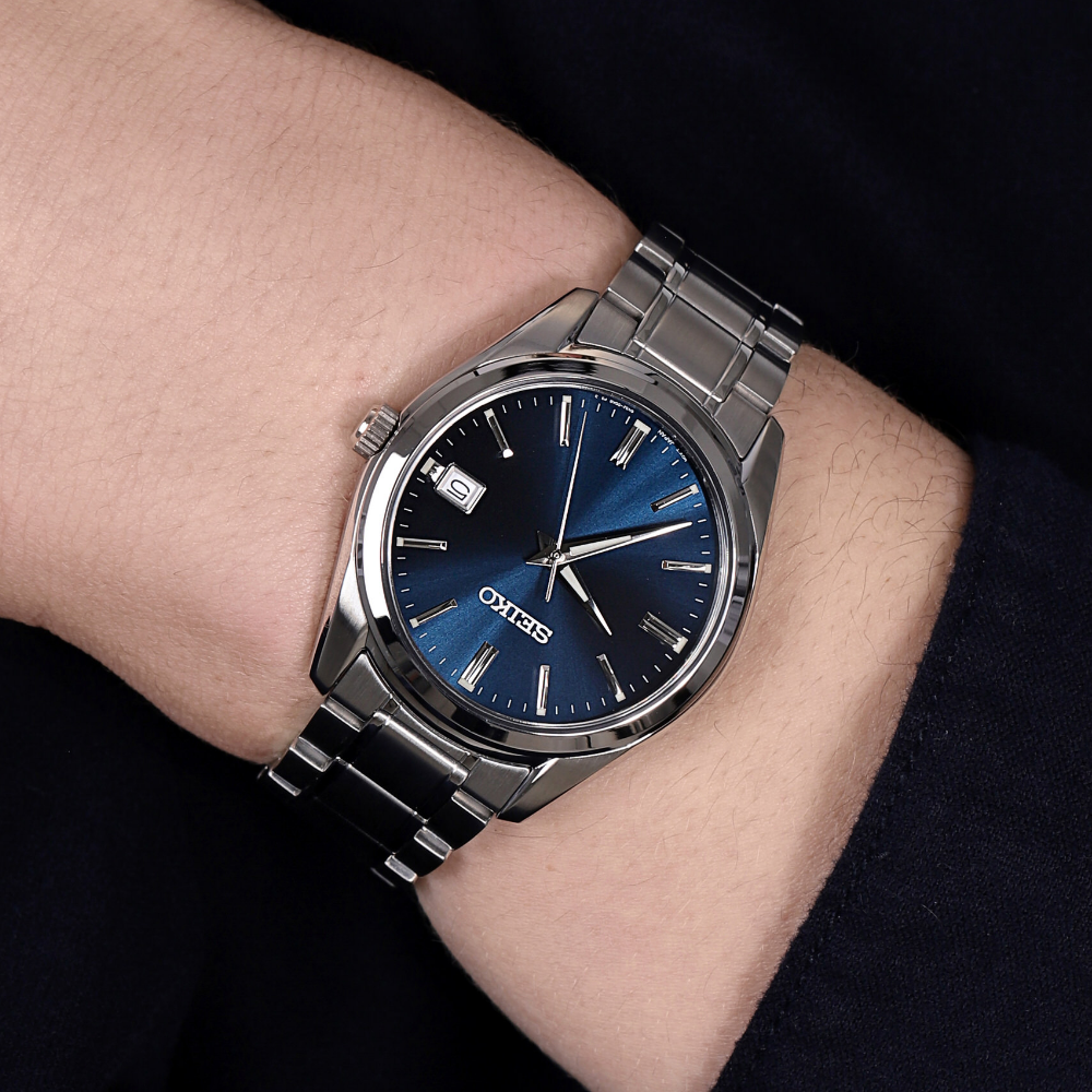 RELÓGIO SEIKO NEO CLASSIC QUARTZO AZUL VIDRO SAFIRA
