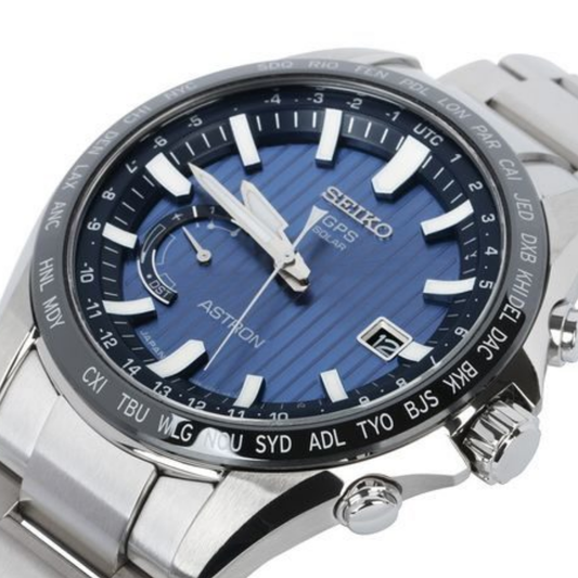 Relógio Homem Seiko Astron GPS Solar Dual Time