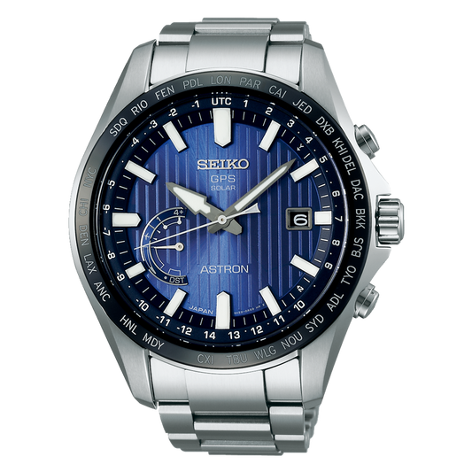 Relógio Homem Seiko Astron GPS Solar Dual Time