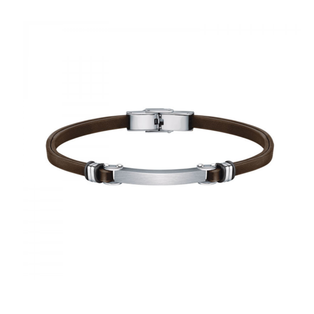 PULSEIRA SECTOR EM AÇO E PELE CASTANHA