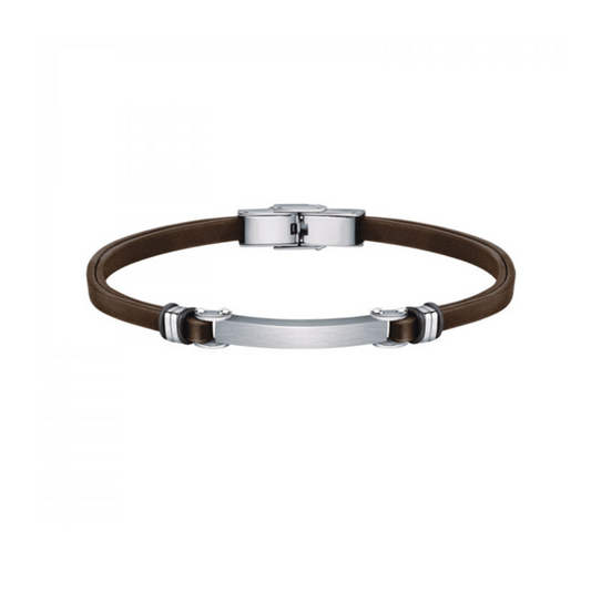 PULSEIRA SECTOR EM AÇO E PELE CASTANHA